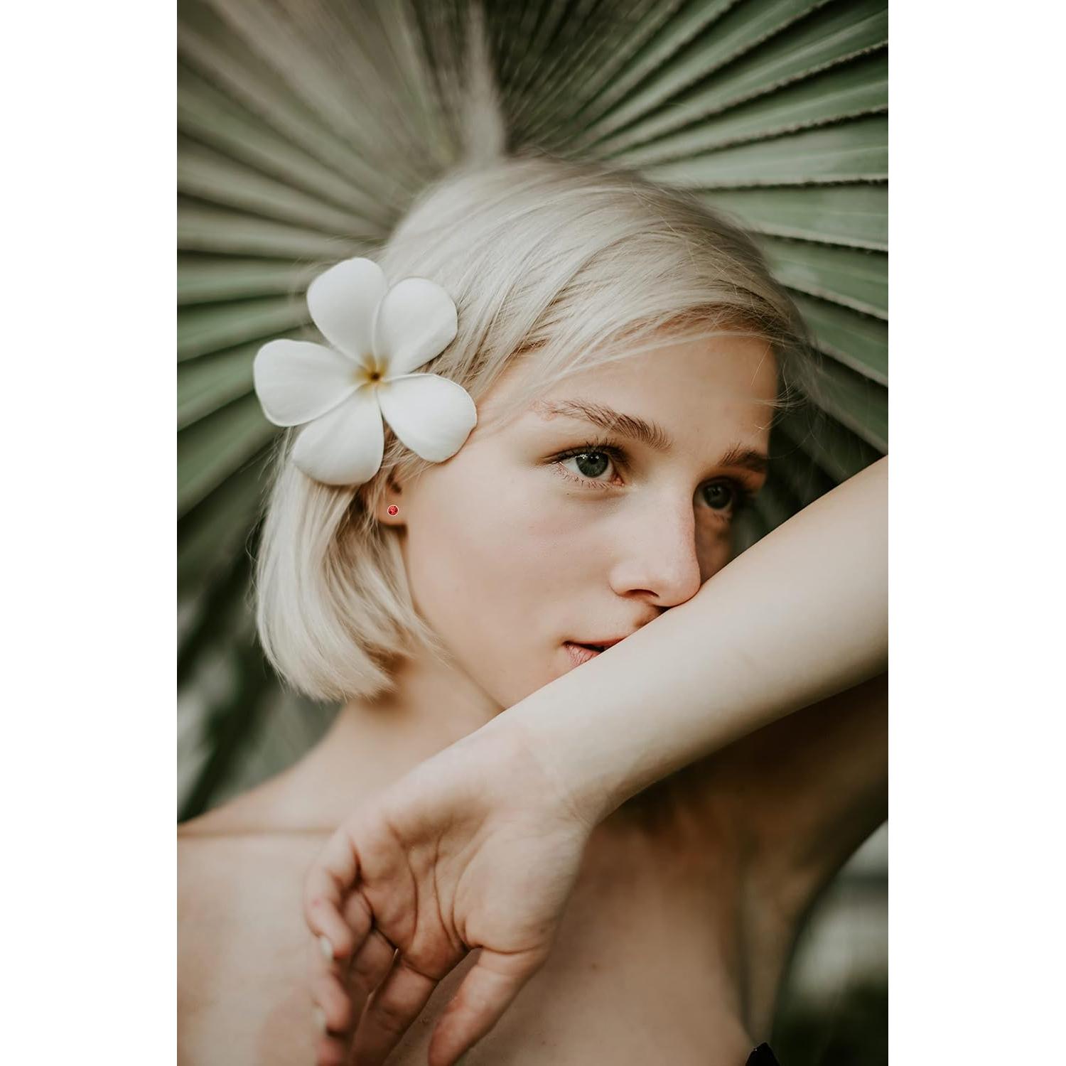 18 Pares Pendientes Magnéticos Ofeiyaa Sin Perforación 4mm 6mm