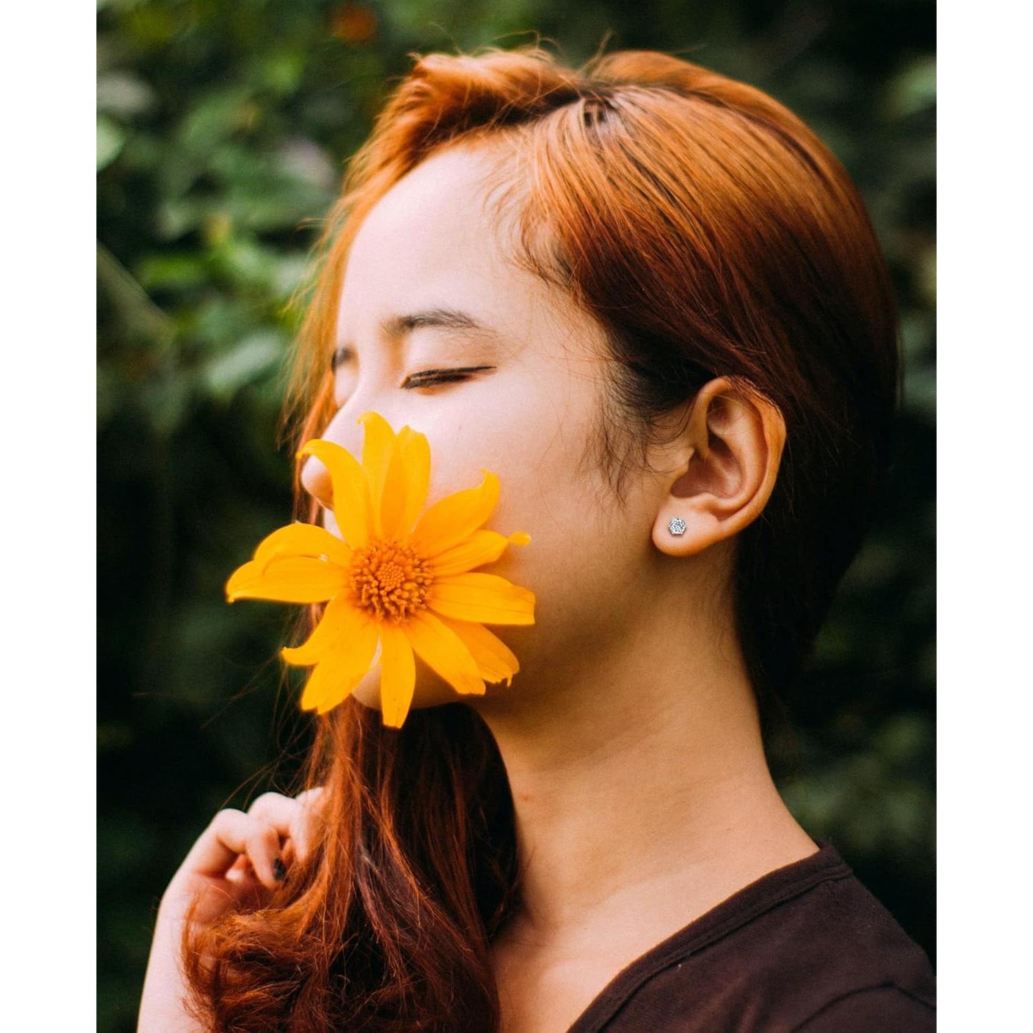 Juego de 14 Pares Pendientes Magnéticos Ofeiyaa 4MM 6MM