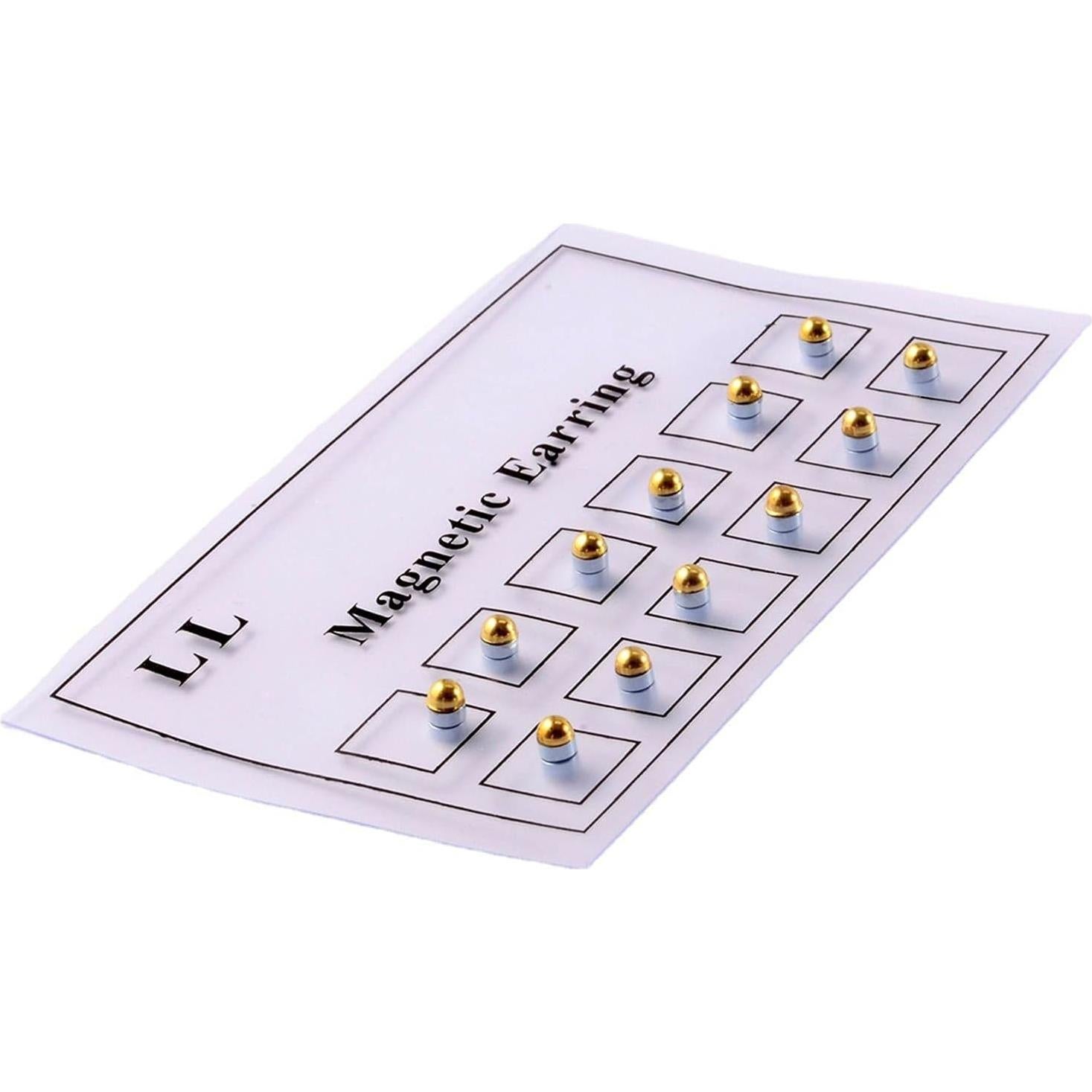 Aretes Magnéticos de Acero Inoxidable Fuqimanman2020 3mm 12 Pcs