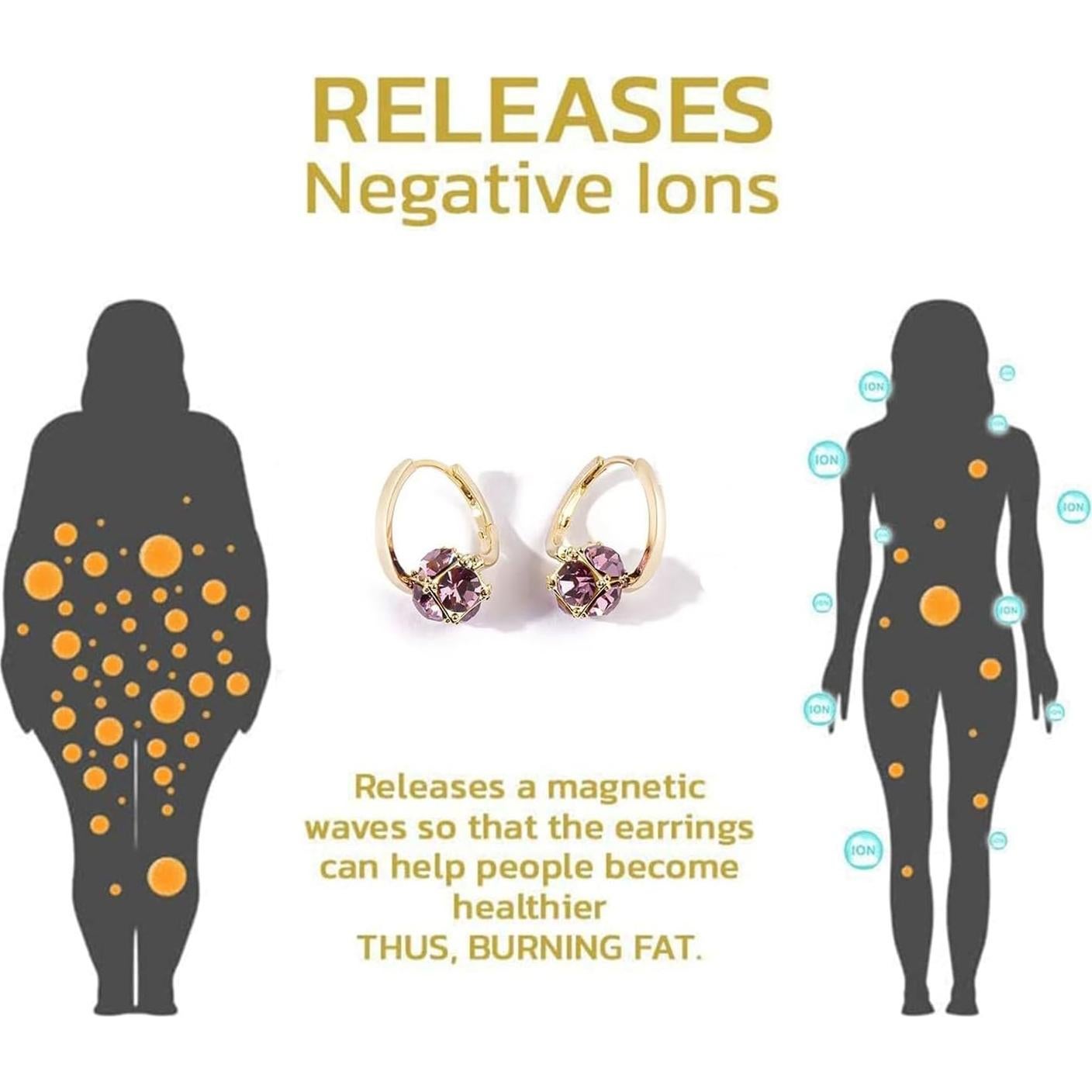 Pendientes de Acupuntura Lymphvity de Germanio para Mujeres