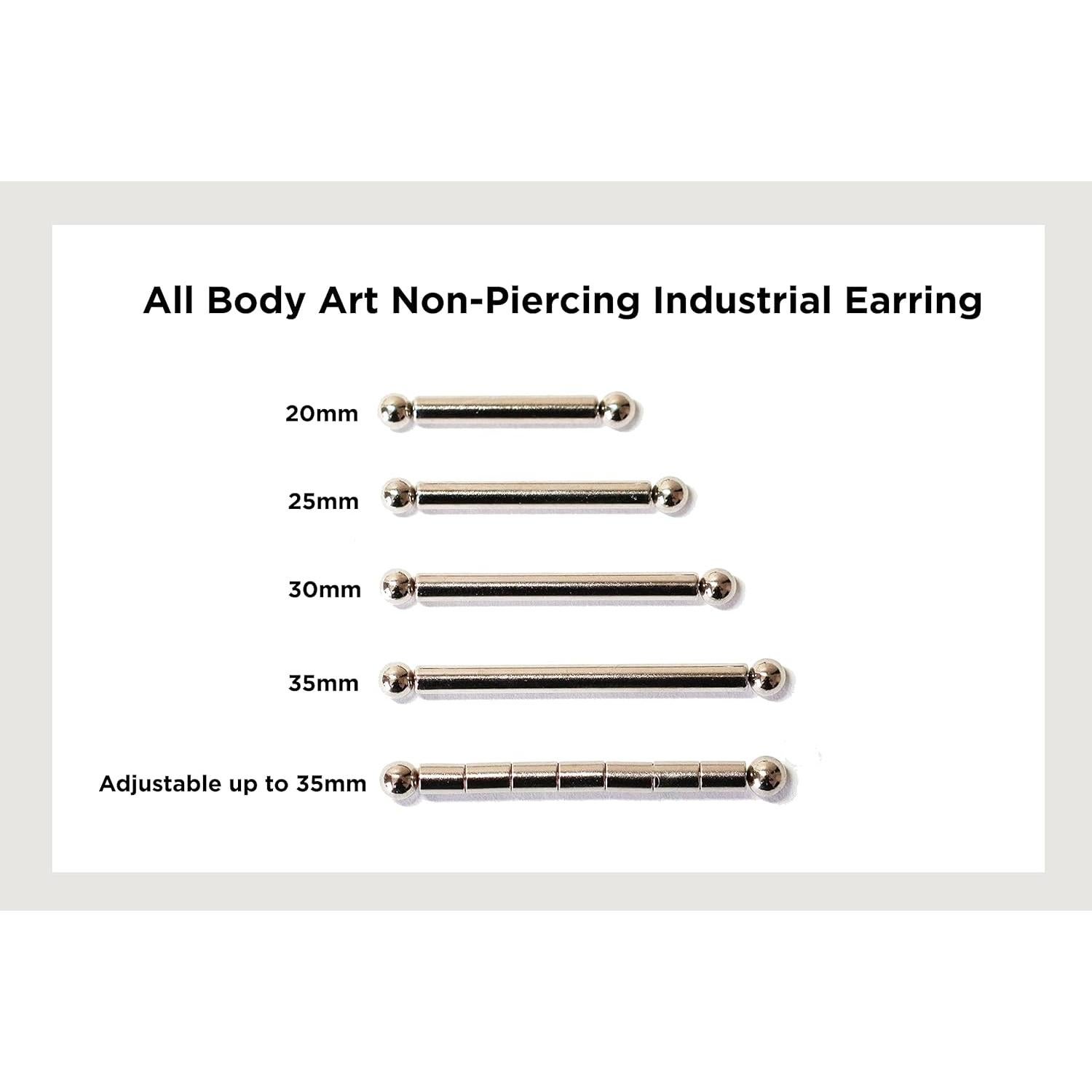 Pendiente Industrial Falso Ajustable Sin Perforación 20mm