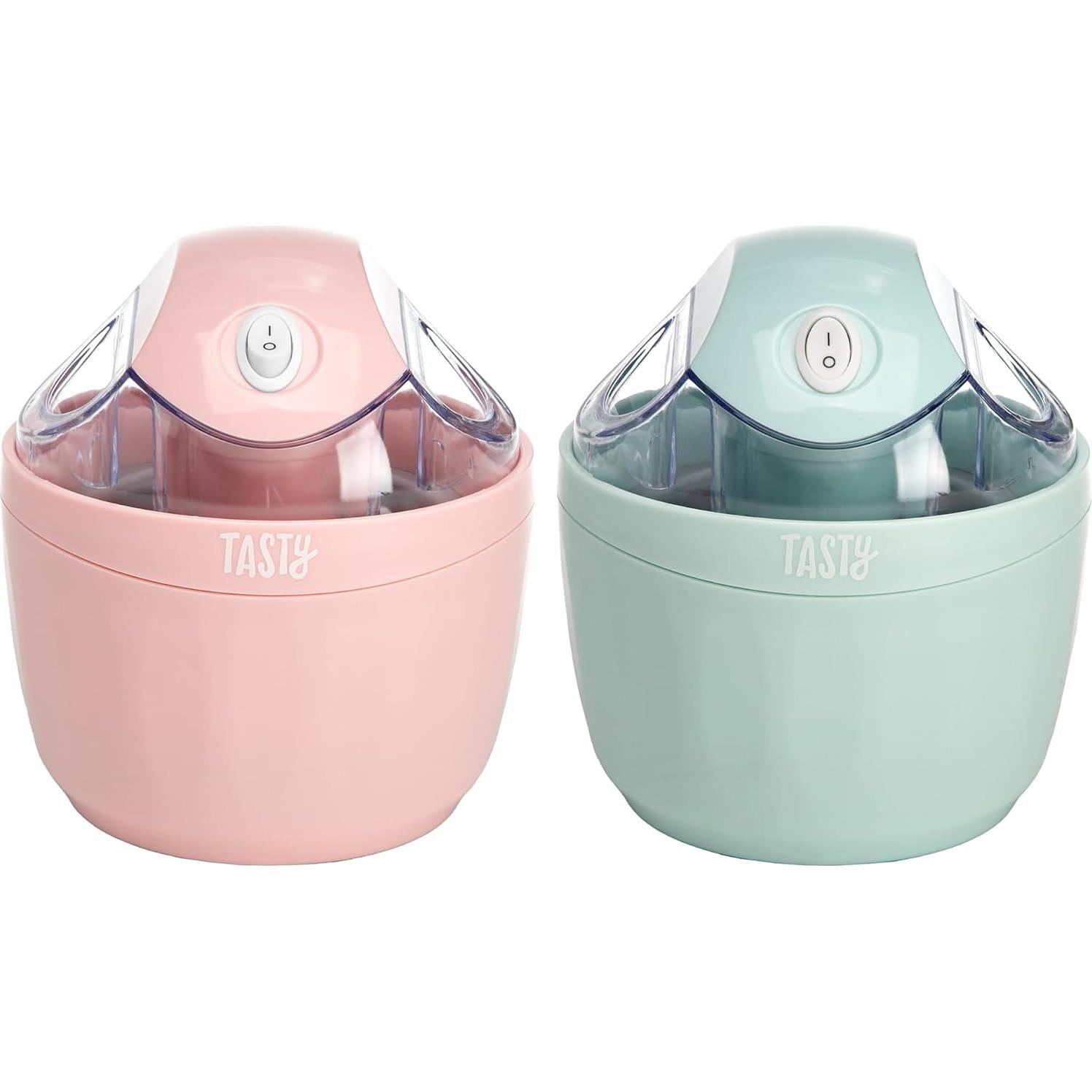 Mini Máquina de Helados Tasty Rosa 1,57 kg Compacta