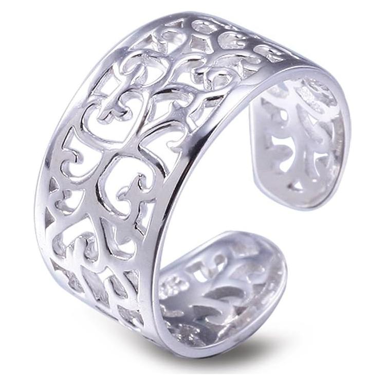 Anillo Abierto Ajustable VIKI LYNN para Mujeres - Joyería de Verano