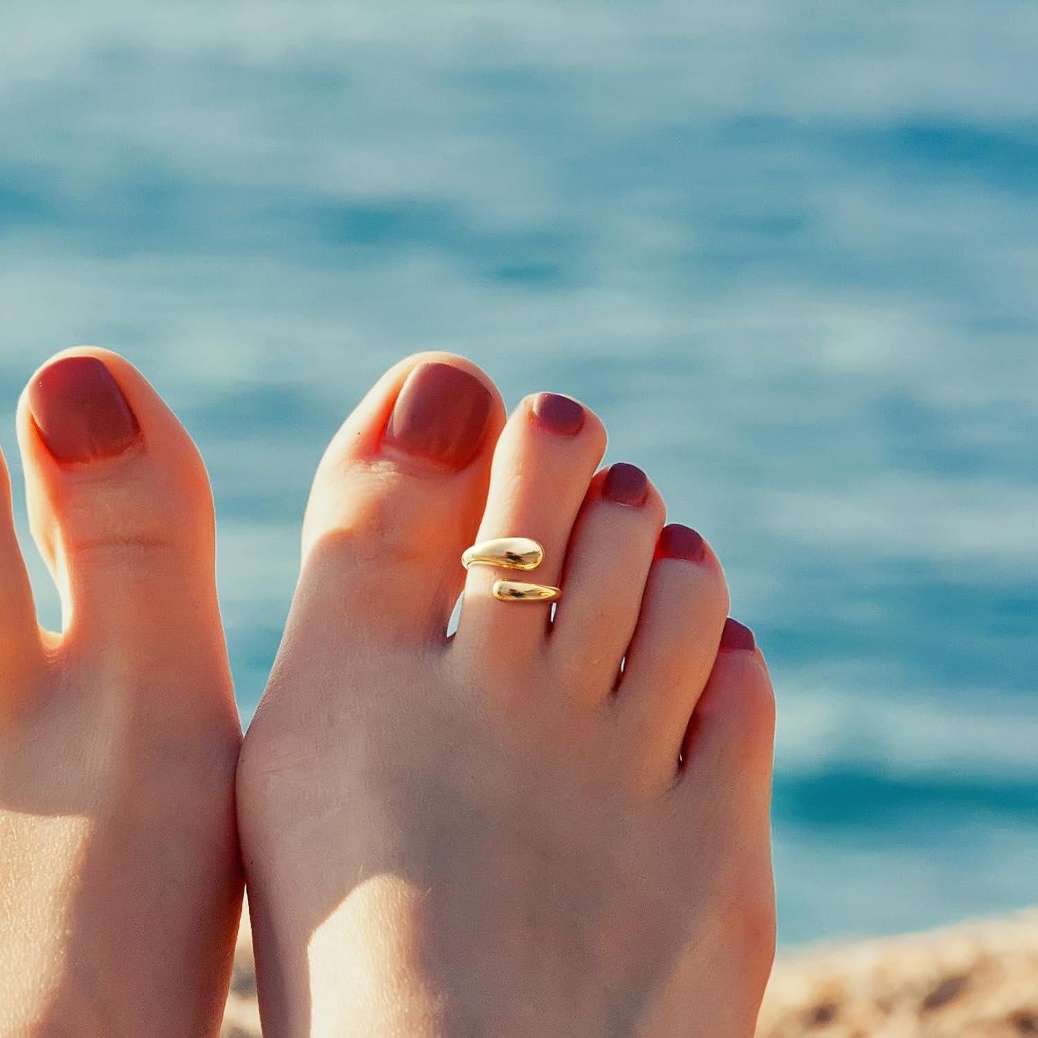 Anillo de Oro Hipoalergénico Ajustable para Mujeres Talla 3