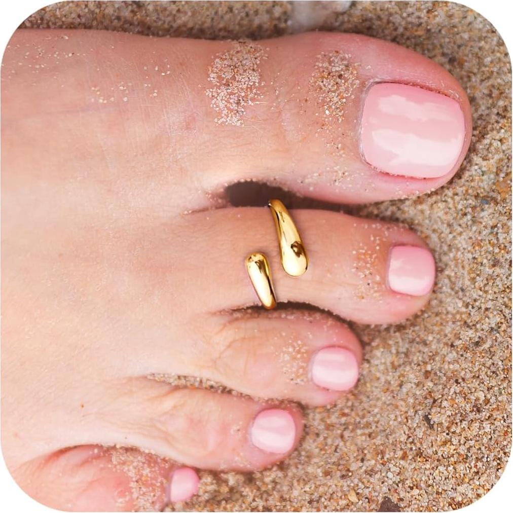 Anillo de Oro Hipoalergénico Ajustable para Mujeres Talla 3