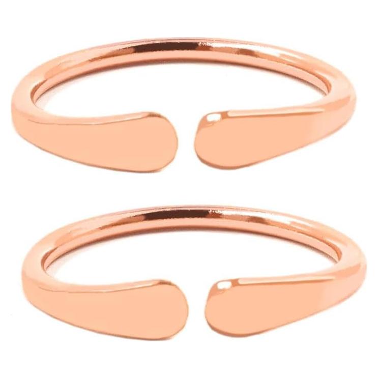 Anillos de Dedo del Pie de Cobre Hechos a Mano - Unisex