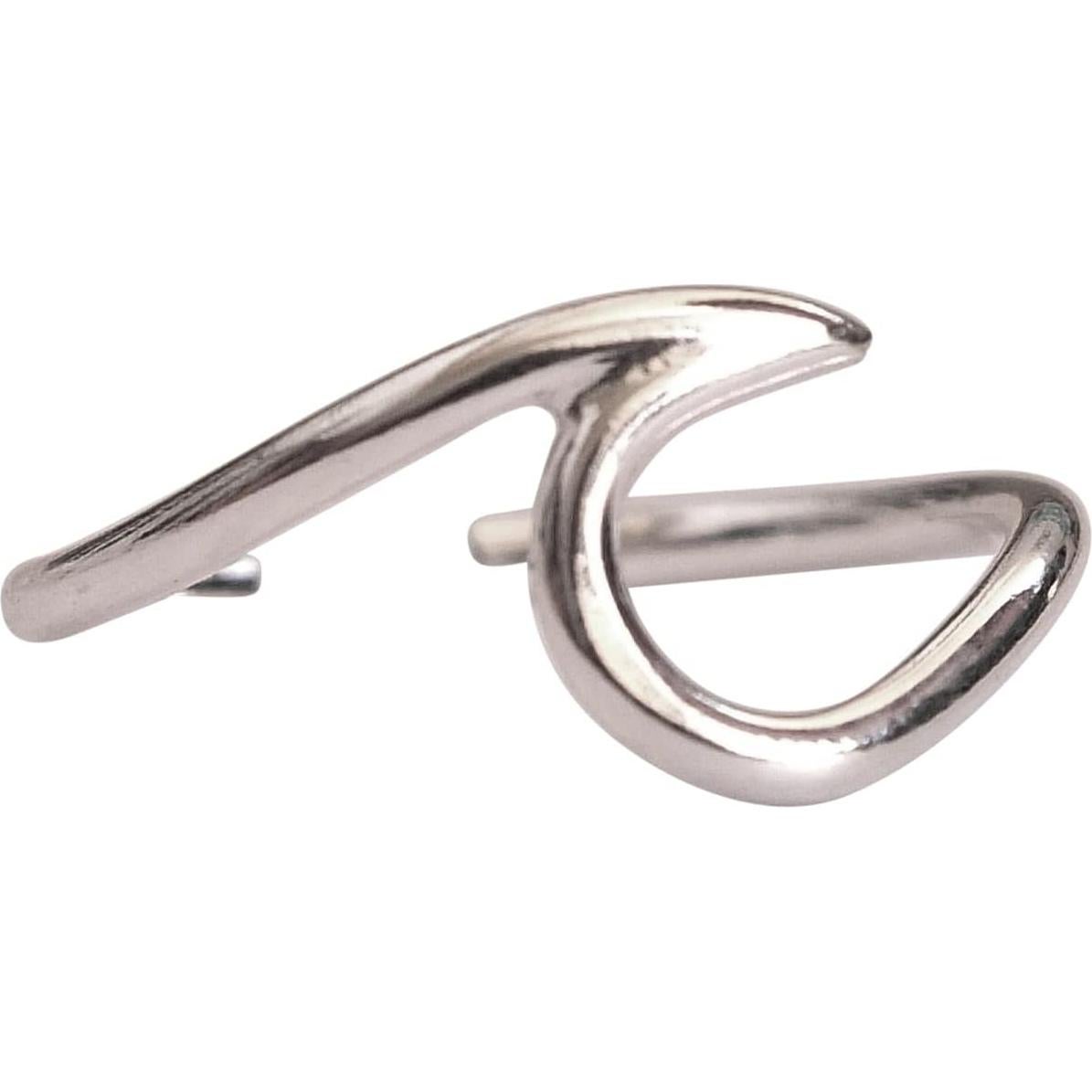 Anillo Ajustable de Olas Plata Esterlina 925 para Dedo del Pie