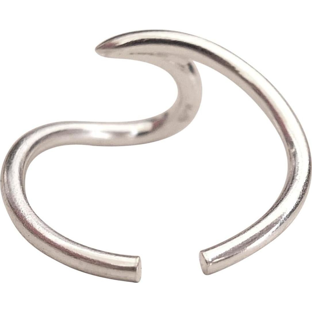 Anillo Ajustable de Olas Plata Esterlina 925 para Dedo del Pie