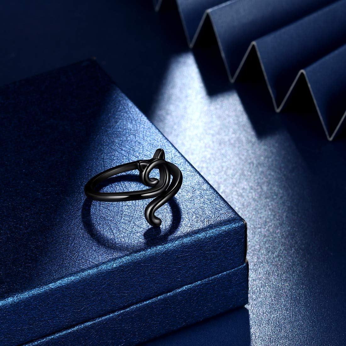 Anillo Ajustable de Gato Lindo Beautlace 18K Oro/Plata