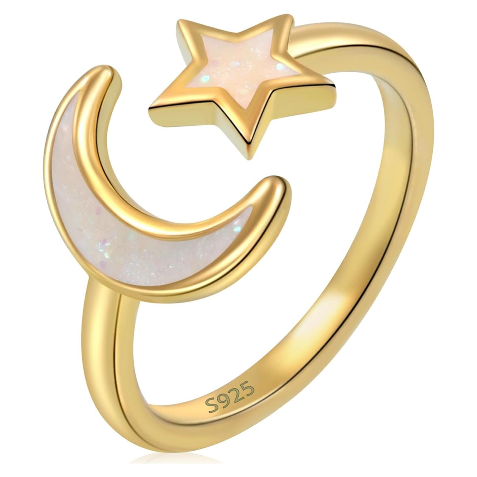 Anillo para dedos del pie de plata 925 ajustable LINGBG