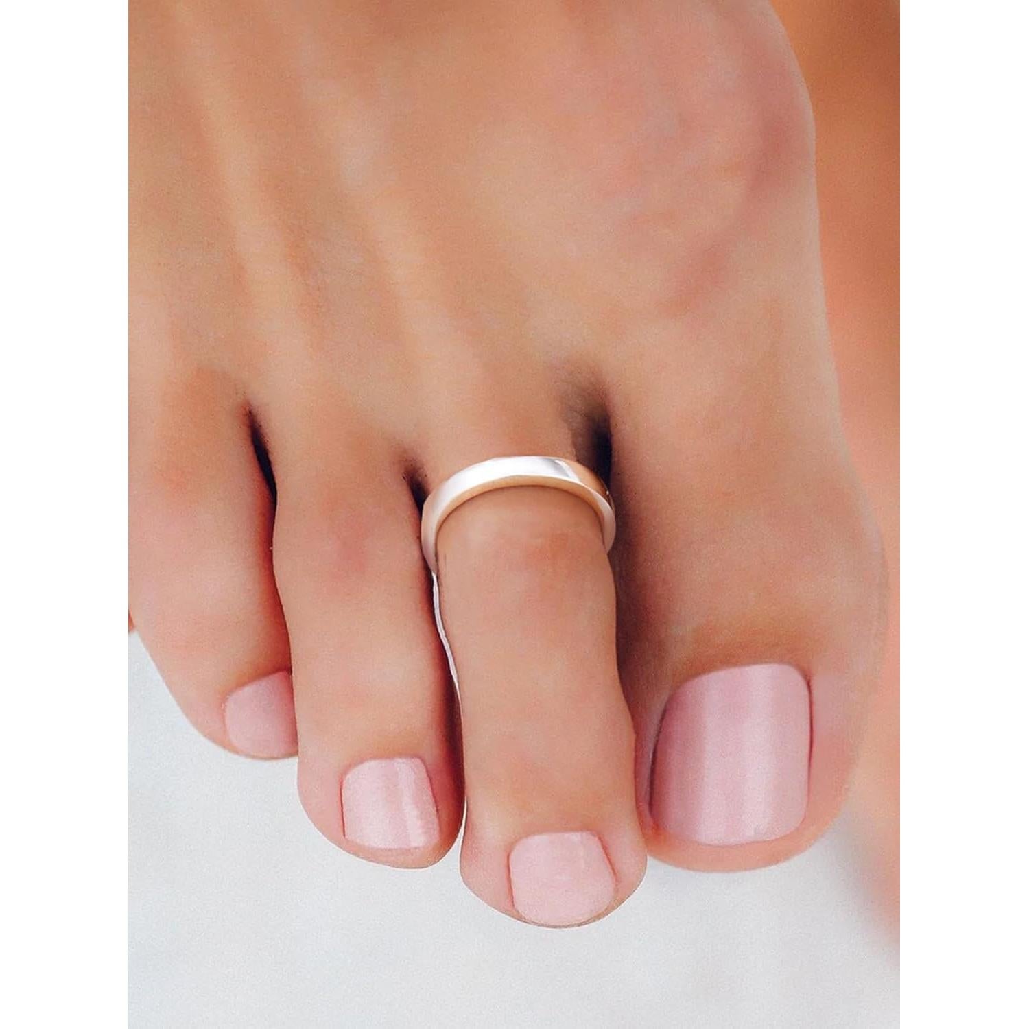 Anillo de Dedo FOCALOOK Plata Esterlina 925 Ajustable Hipoalergénico