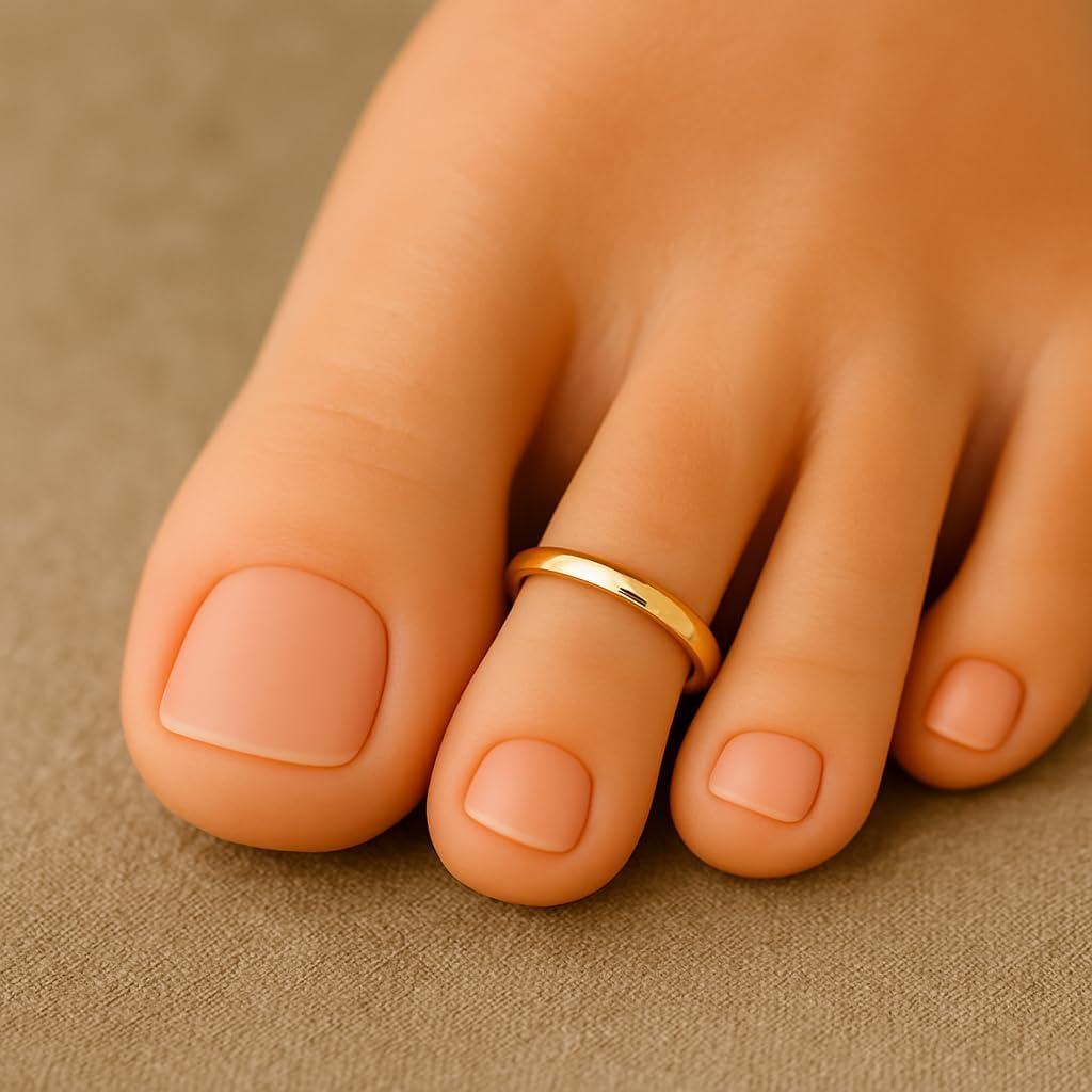 Anillo minimalista de oro de 14K St Clair para mujeres - Banda abierta ajustable