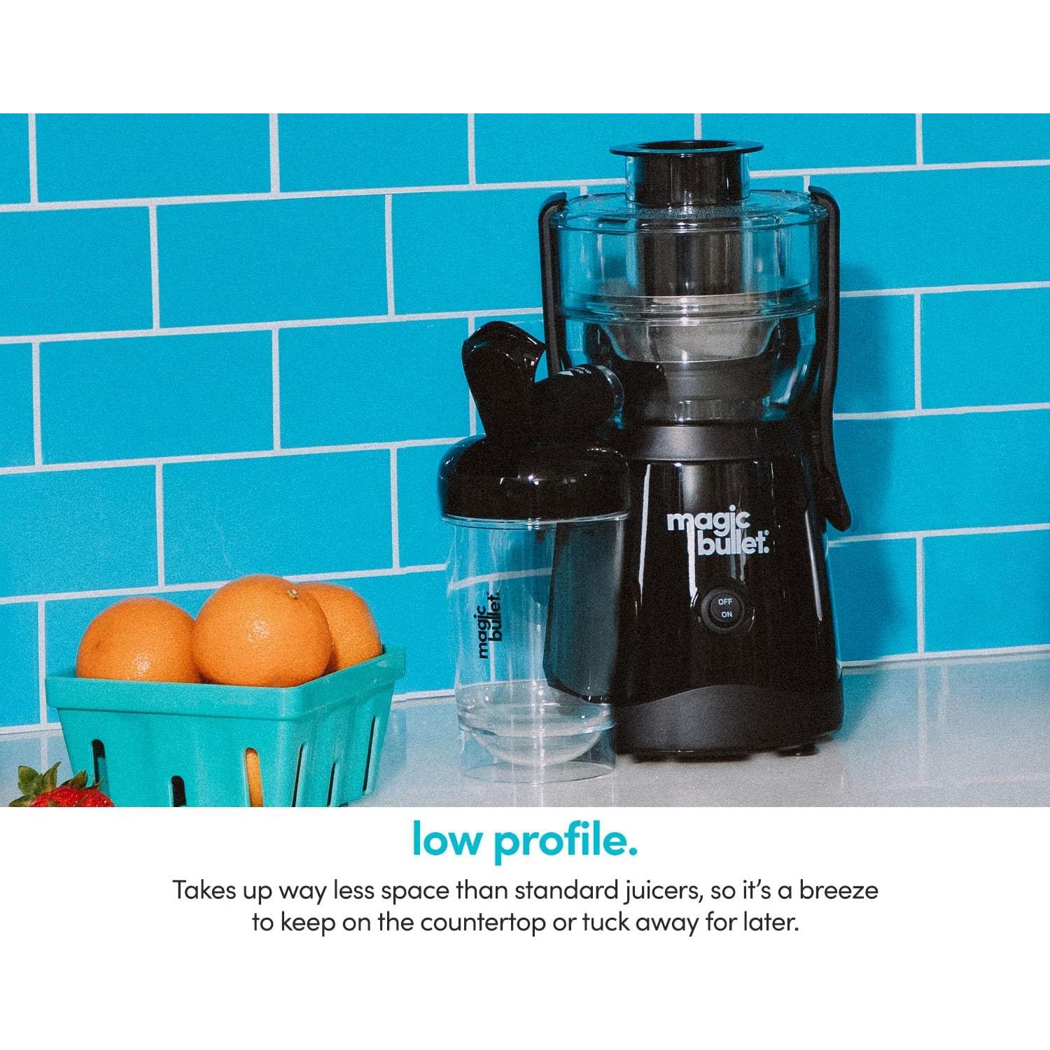 Extractor de Jugos Magic Bullet 0.5L Negro Compacto