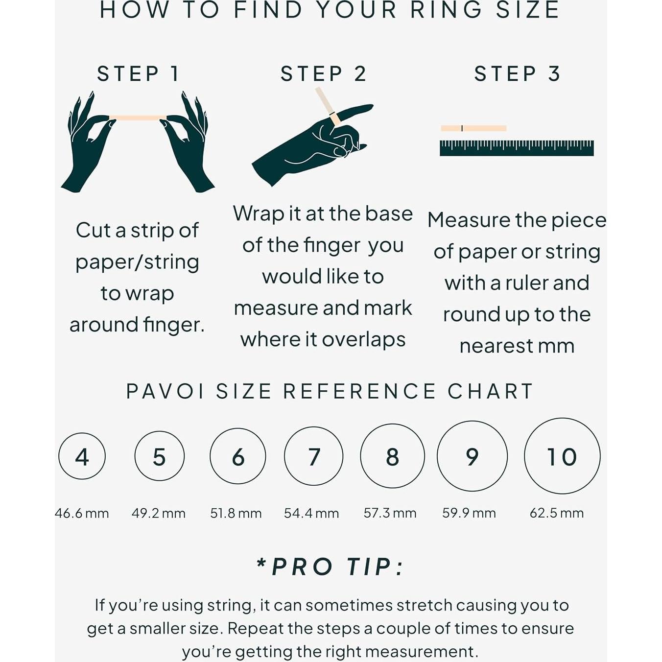 Anillo Bypass de Oro Amarillo 14K PAVOI con Circonitas