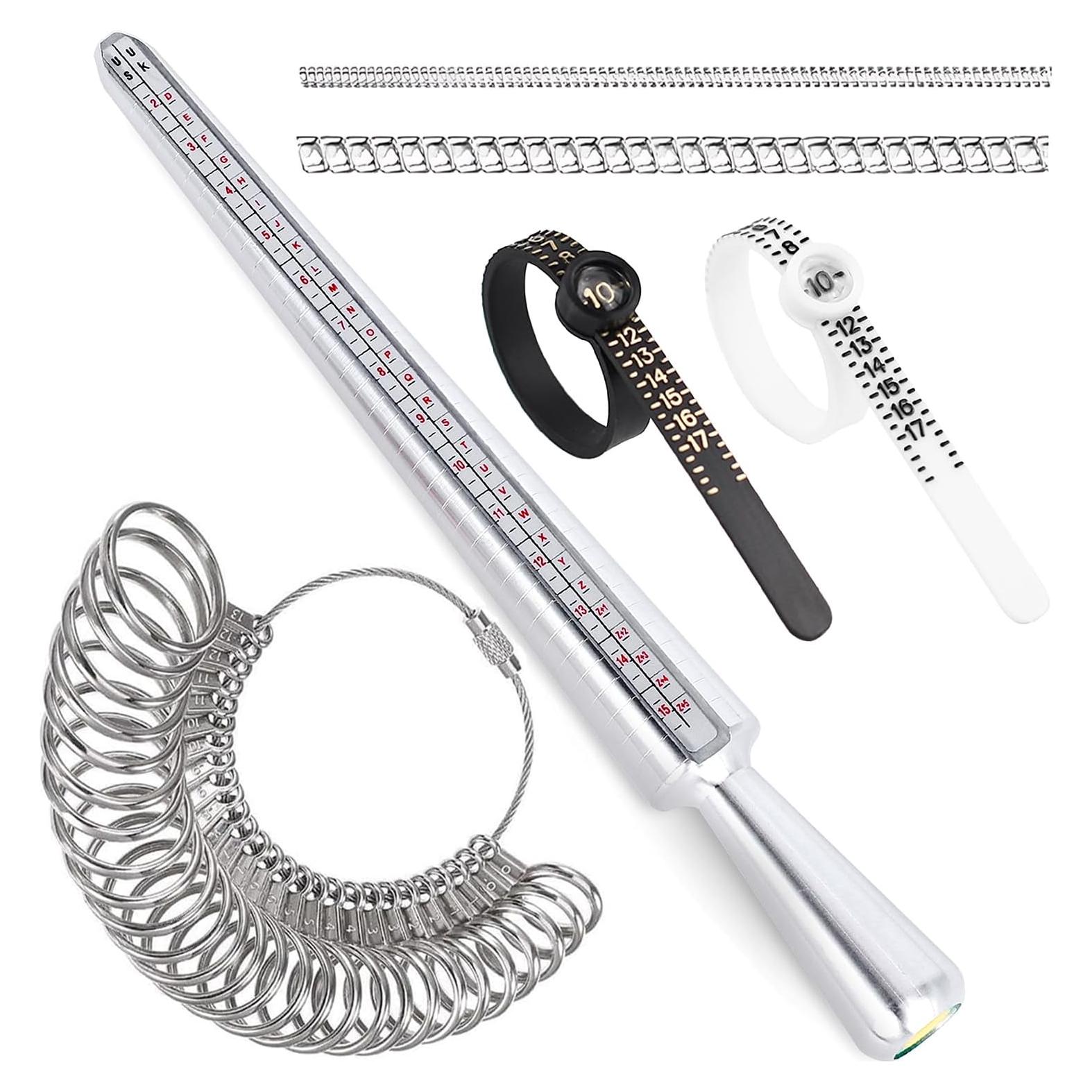 Kit de Medición de Tallas de Anillos Tooltos 0-13 con Mandril