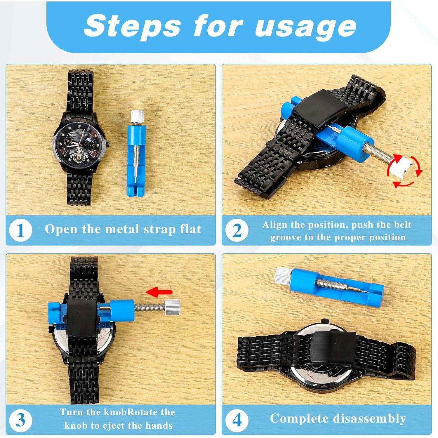 Kit de Herramientas para Ajustar Correas de Reloj MOZEAT LENS