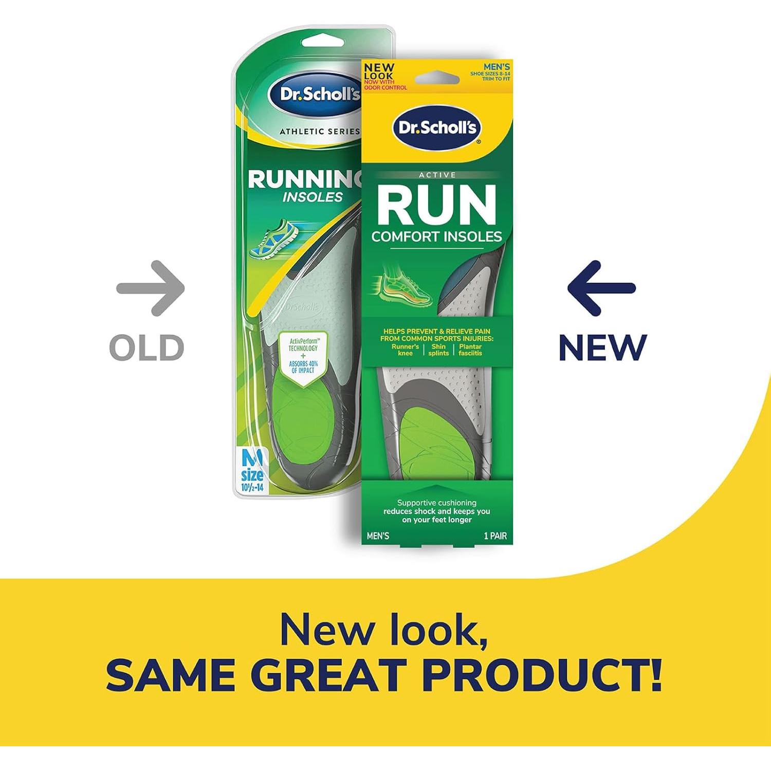 Plantillas Dr. Scholl's Run Active Comfort para Correr Hombre