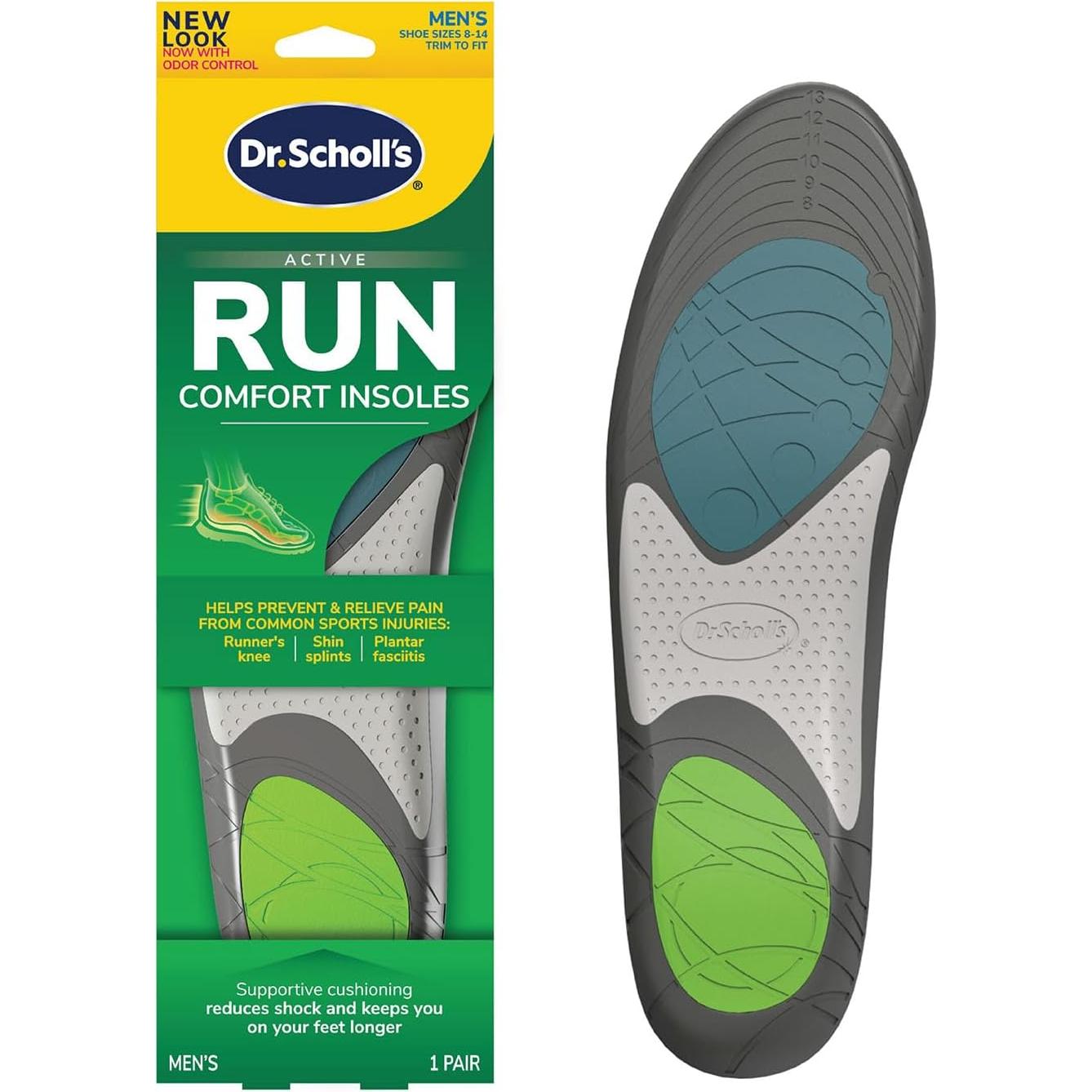 Plantillas Dr. Scholl's Run Active Comfort para Correr Hombre