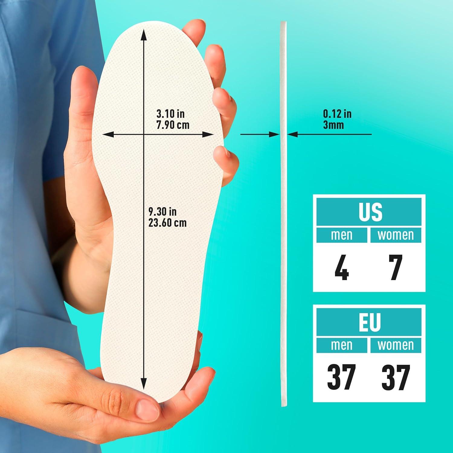 Insertos para Zapatos Comfwalk - Plantillas de Espuma de Láttex EU 37