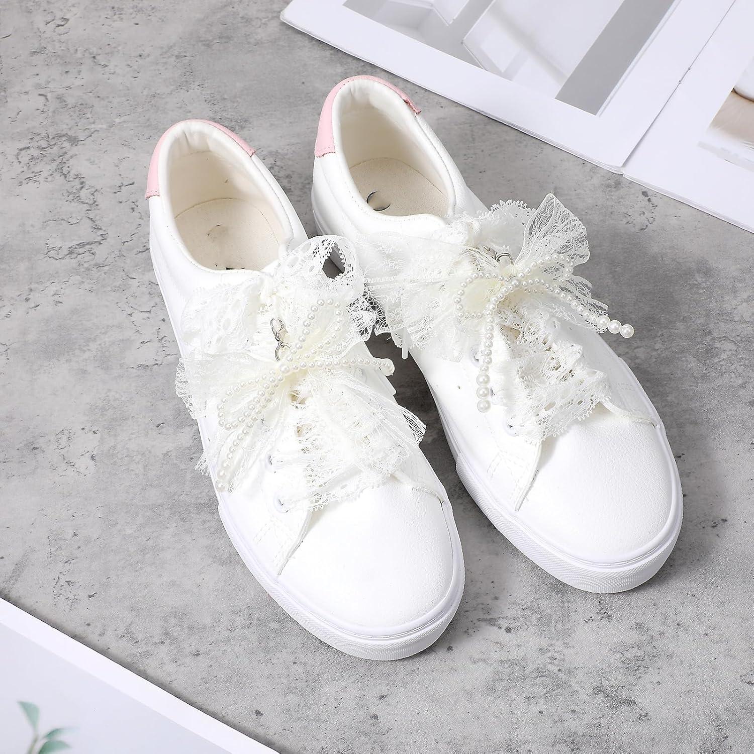 5 Piezas Encantos para Zapatillas Tyqour - Perlas y Lazos