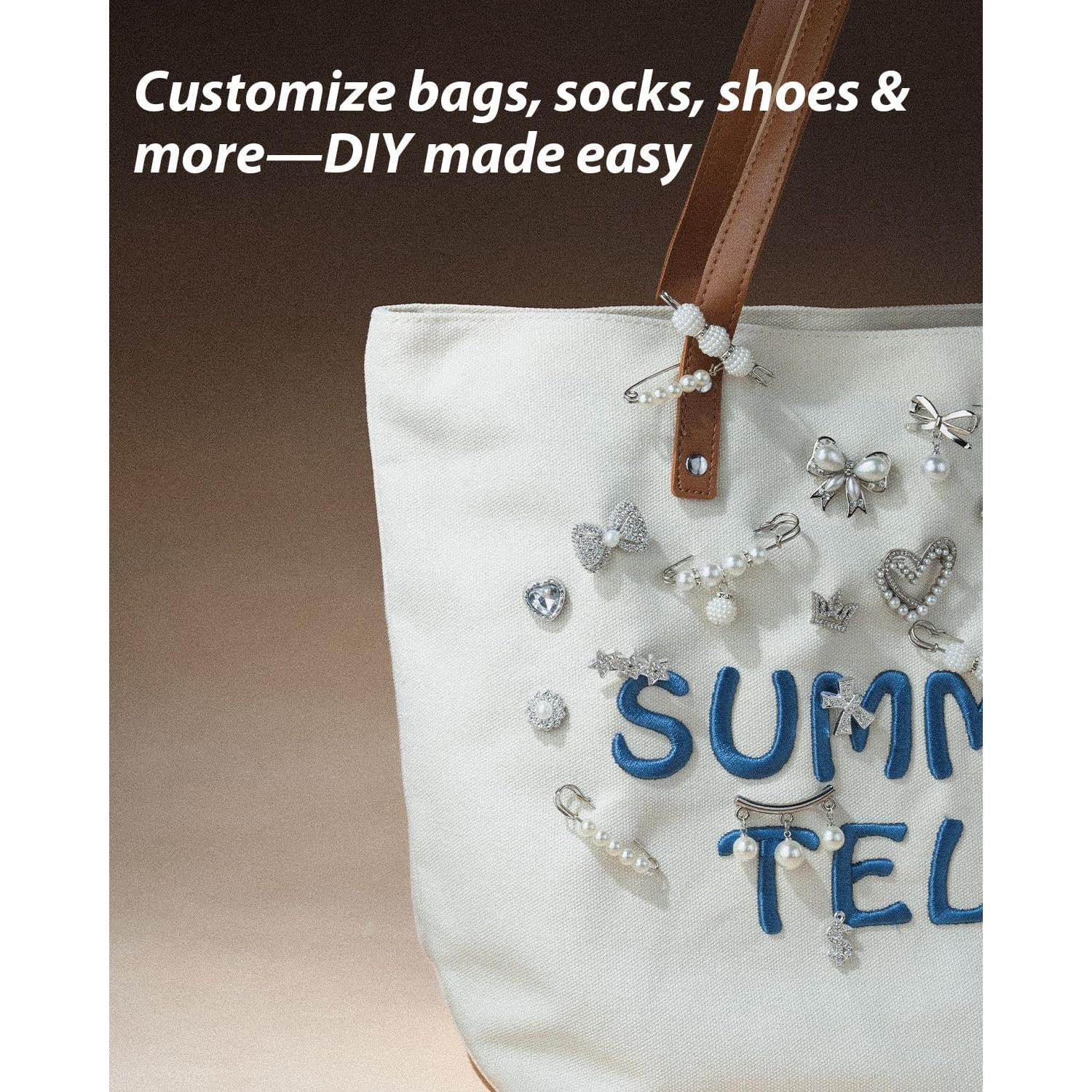 Kit de Encantos Plateados DoDoBeads para Calcetines - 55 Piezas