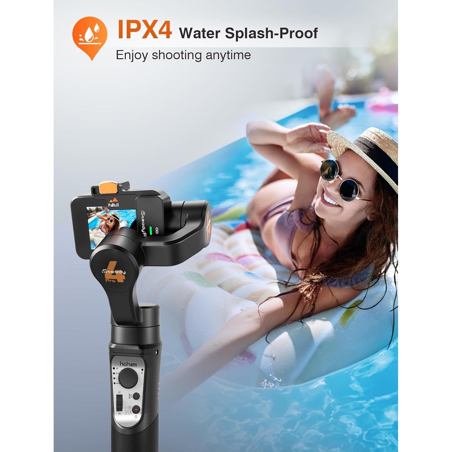 Estabilizador de Cardán 3 Ejes Hohem iSteady Pro4 para GoPro