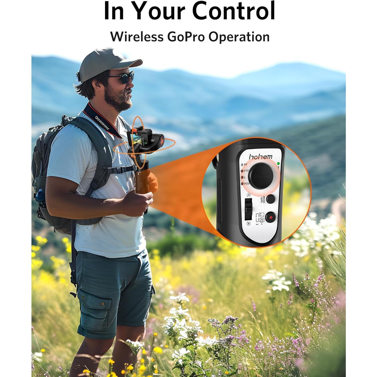 Estabilizador de Cardán 3 Ejes Hohem iSteady Pro4 para GoPro