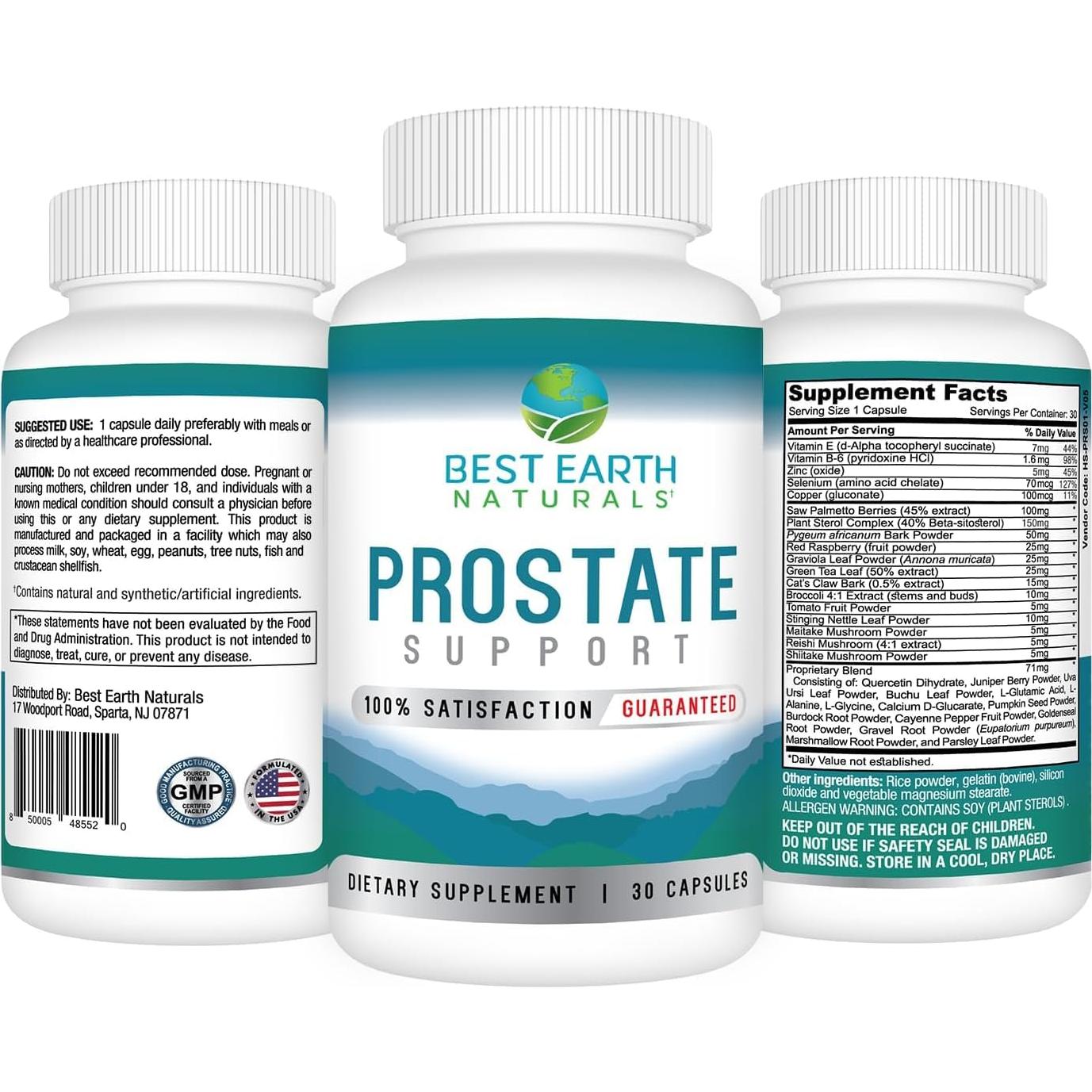 Suplemento Prostático Natural Mejor Suplemento 30 Días