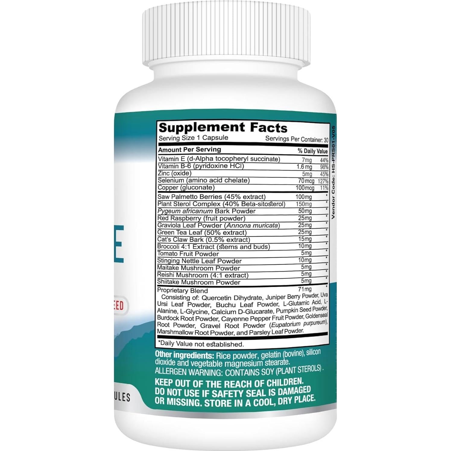 Suplemento Prostático Natural Mejor Suplemento 30 Días