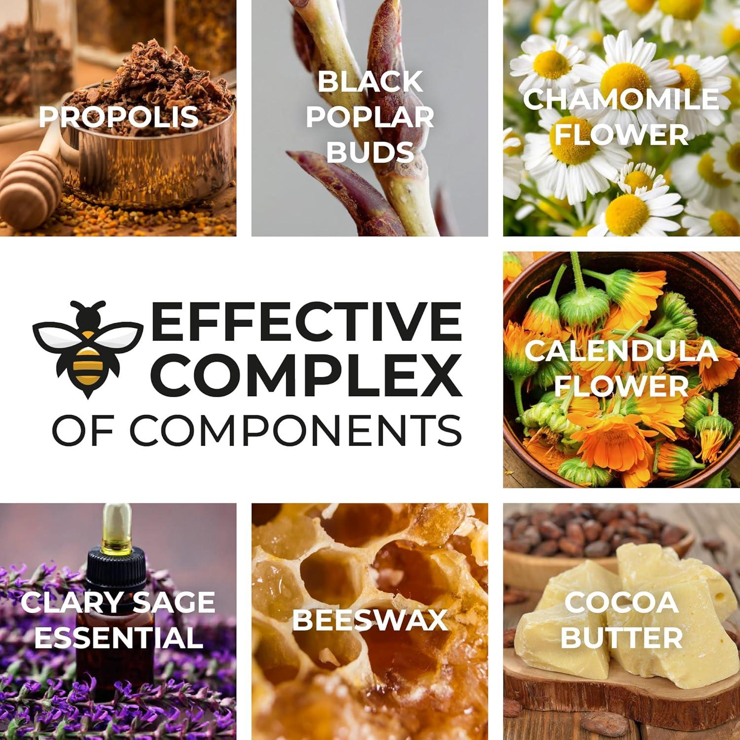 Supositorios Orgánicos de Propóleos New Time - Alivio Hemorroides 10 Unidades