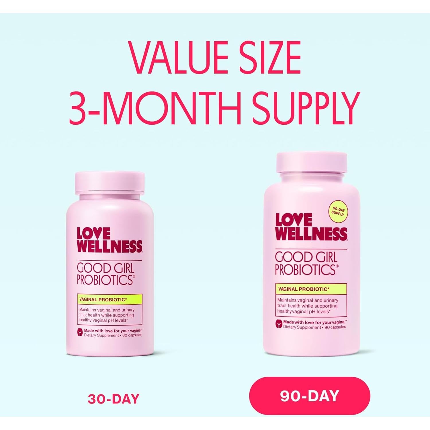 Probioticos Vaginales Love Wellness Good Girl 90 Capsulas