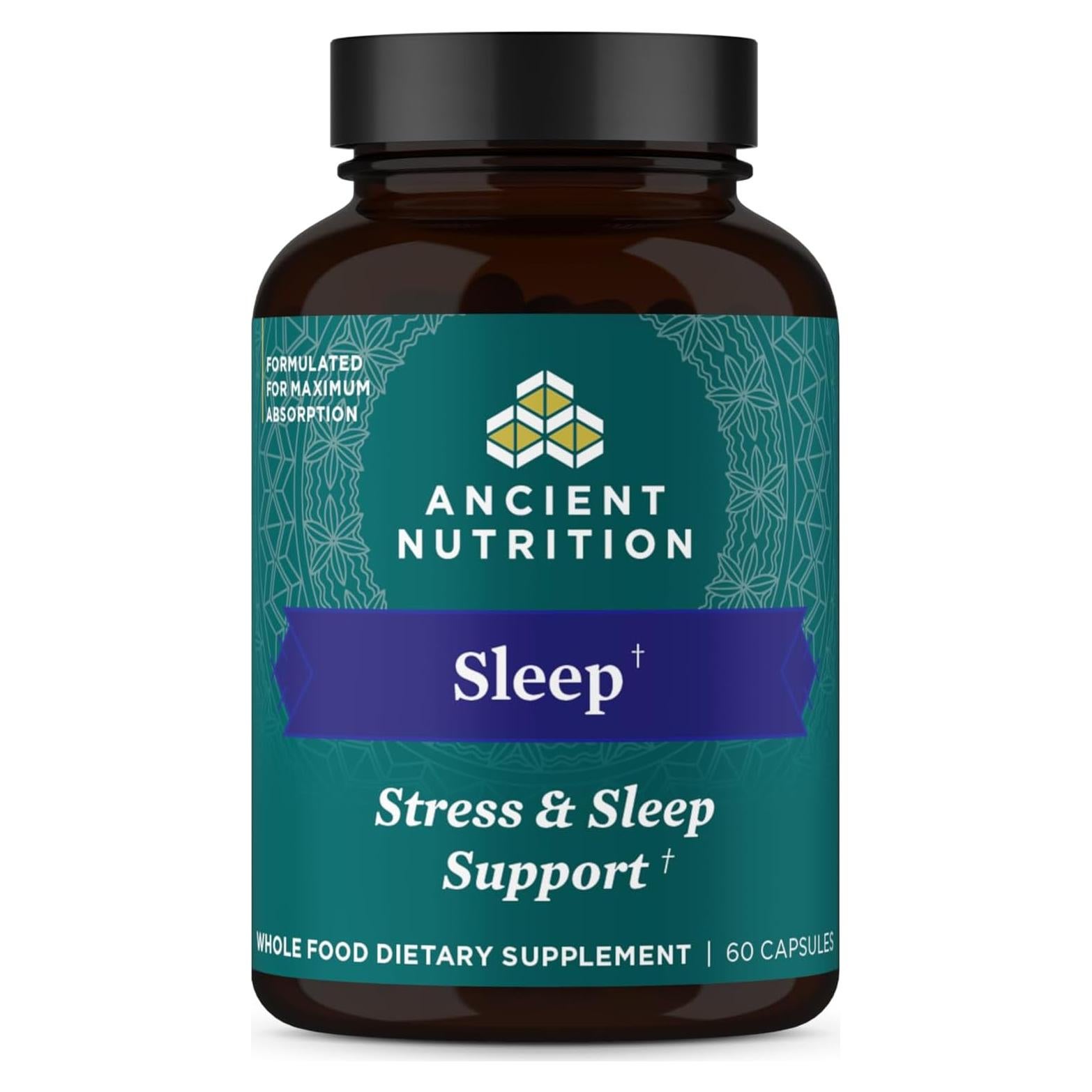 Cápsulas de Ashwagandha Ancient Nutrition - 60 Unidades