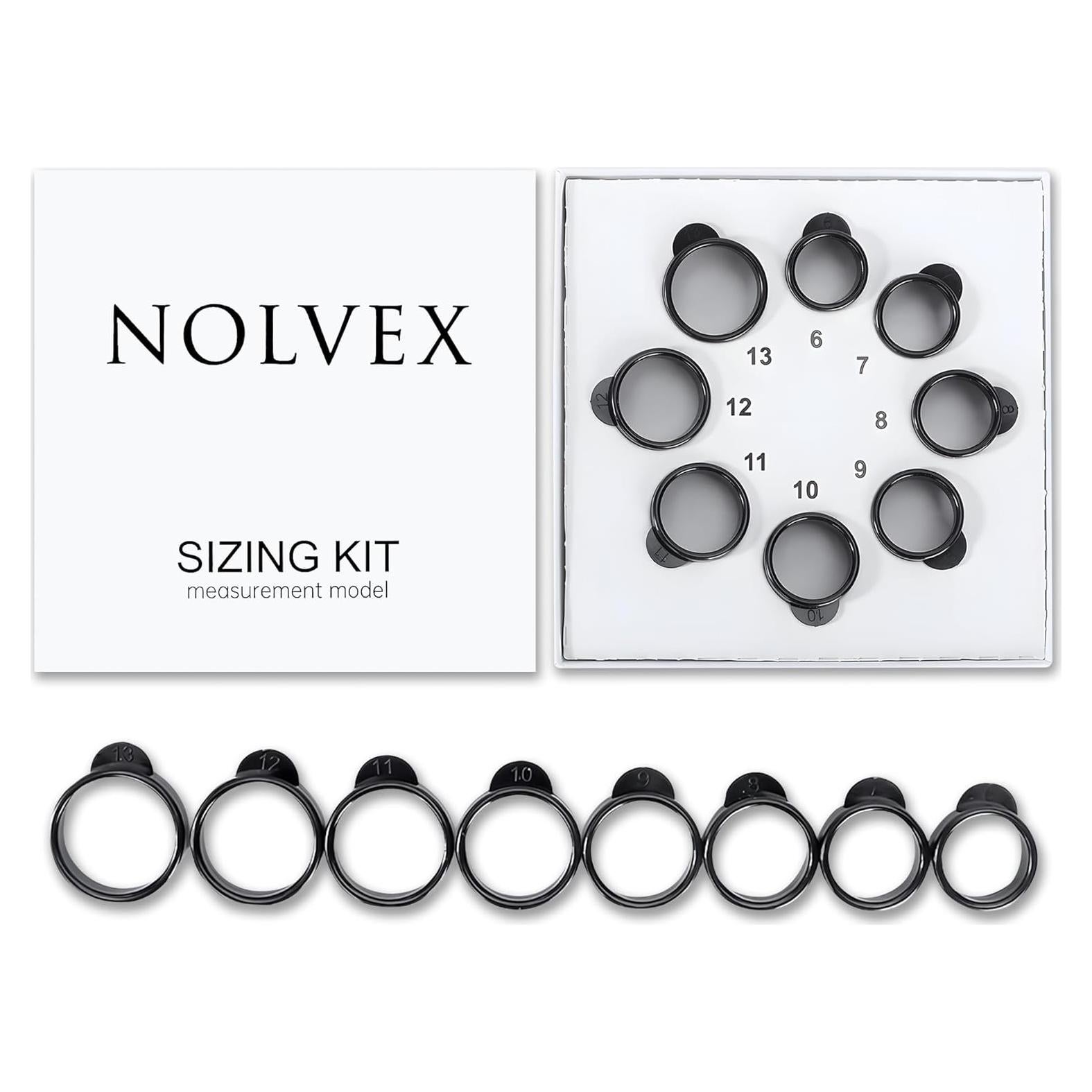 Kit de Medición de Anillos Inteligentes NOLVEX - Tallas 5-15