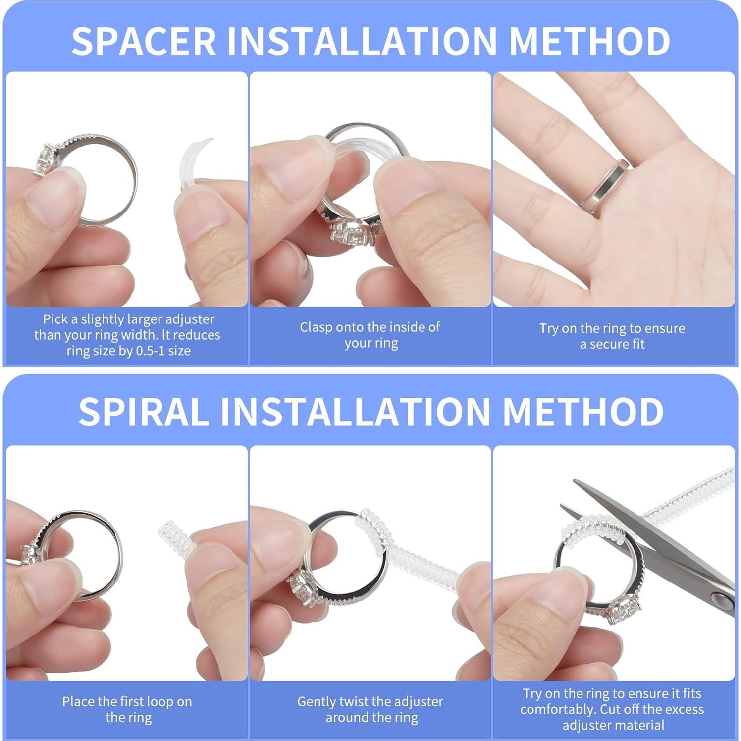 Ajustadores de Tamaño de Anillo Ottemax - 14 Piezas, TPU