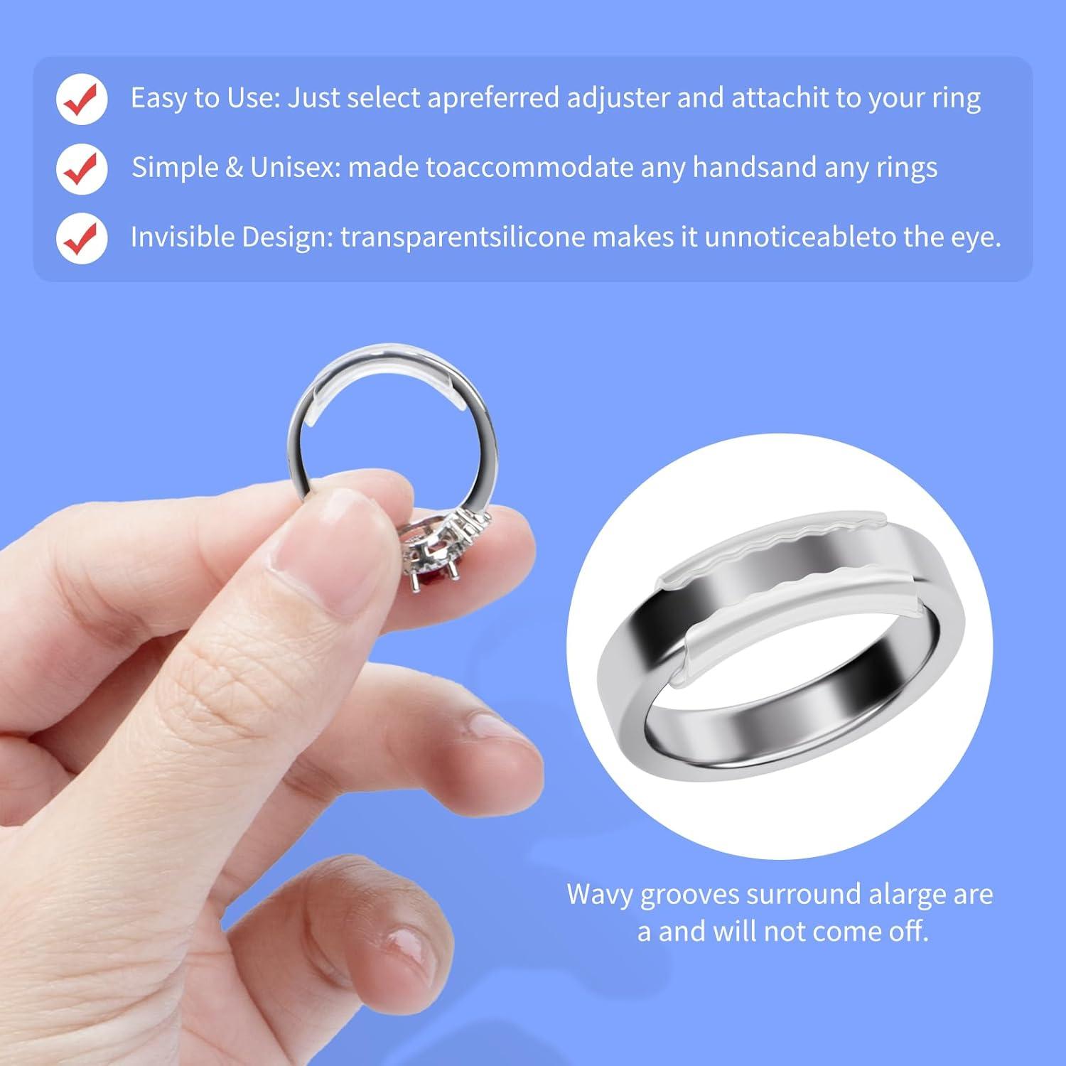 Ajustadores de Tamaño de Anillo Ottemax - 14 Piezas, TPU