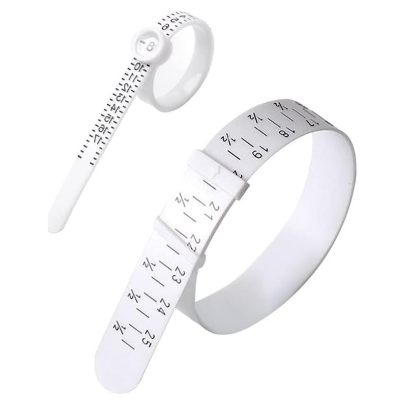 Herramienta de Medición de Anillos y Pulseras HayEastdor Blanca