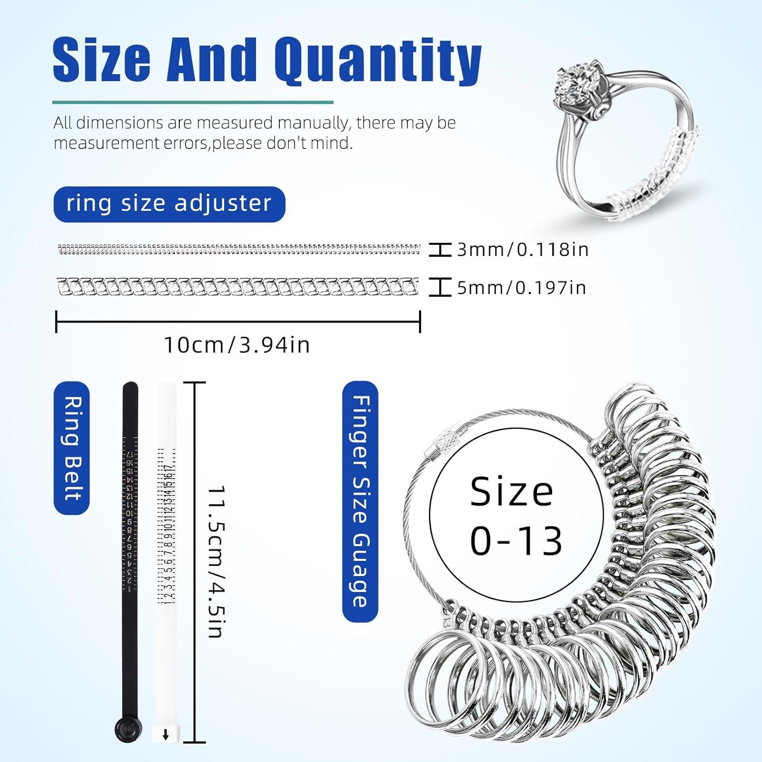 Kit de Medición de Tallas de Anillos Tooltos 0-13 con Cintas