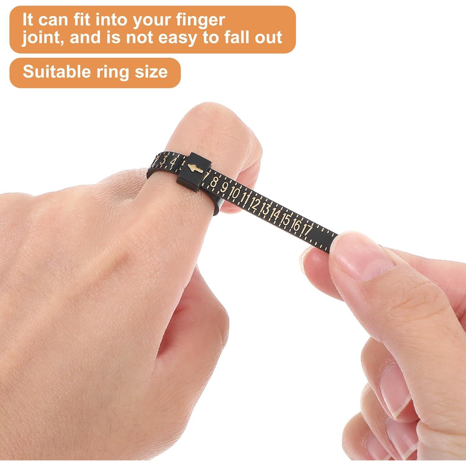 Medidor de Tamaño de Anillos YBEATY Reutilizable con Lupa