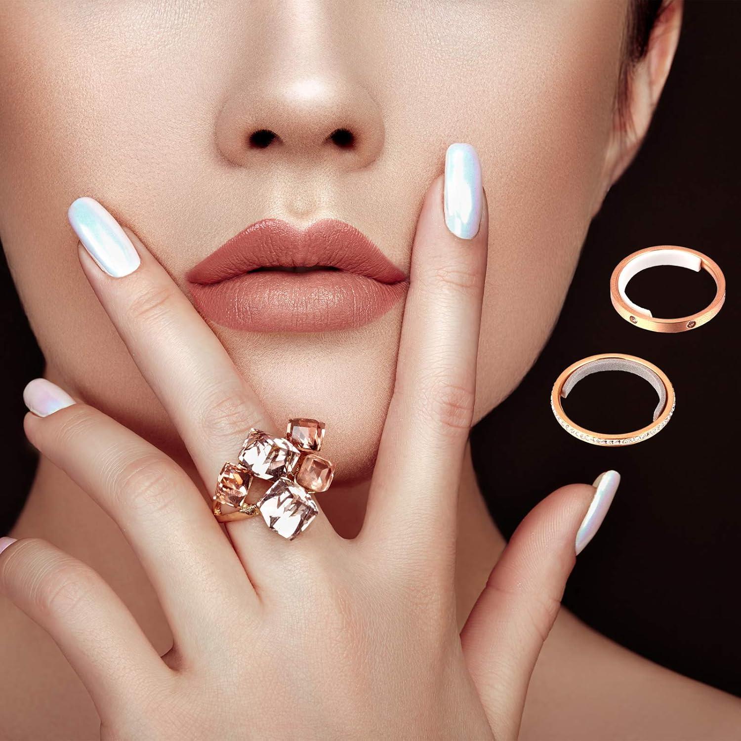 Ajustadores de Tamaño de Anillo Zonon - 114 Piezas, 6 Tamaños