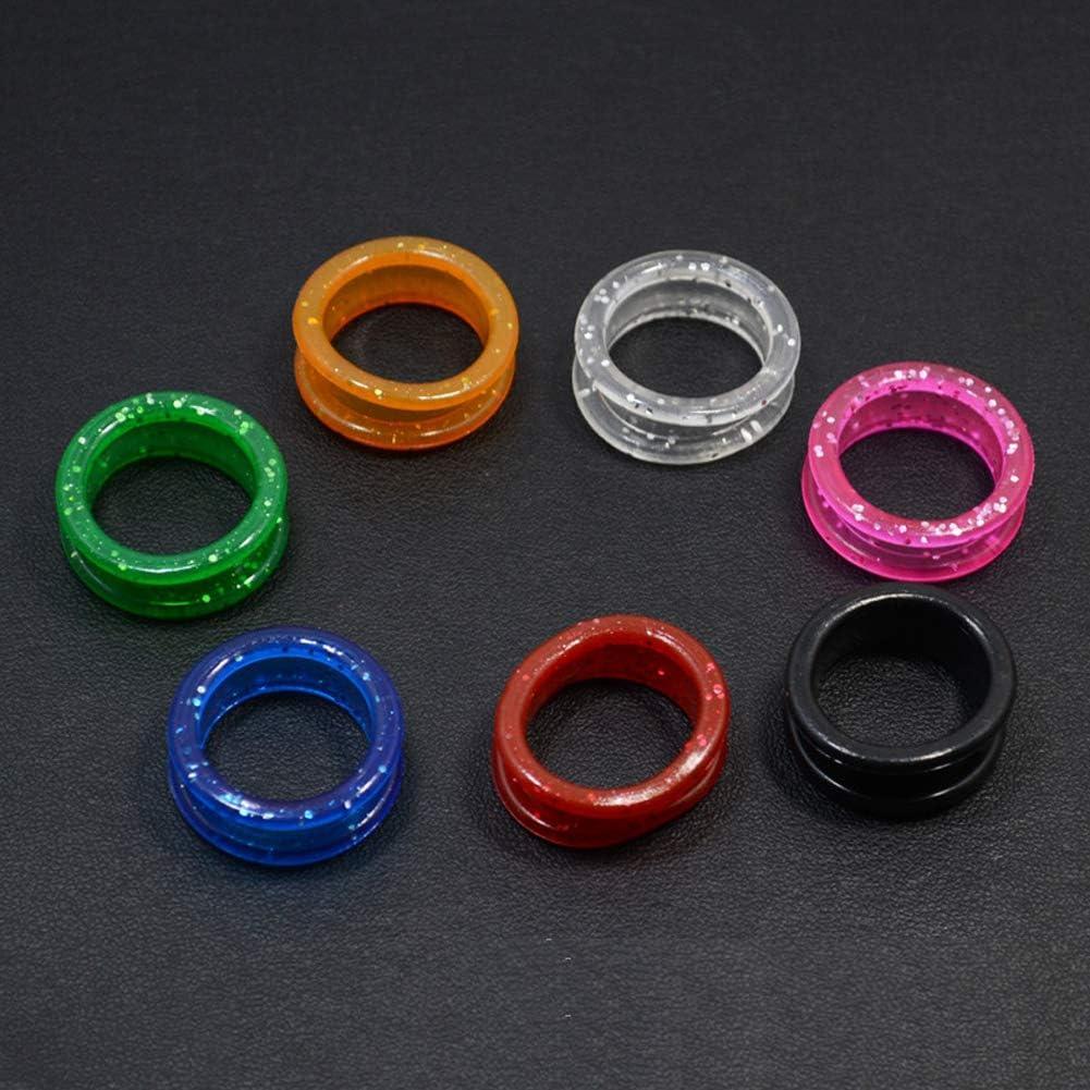 12 Anillos de Silicona para Tijeras Luzen - Multicolor
