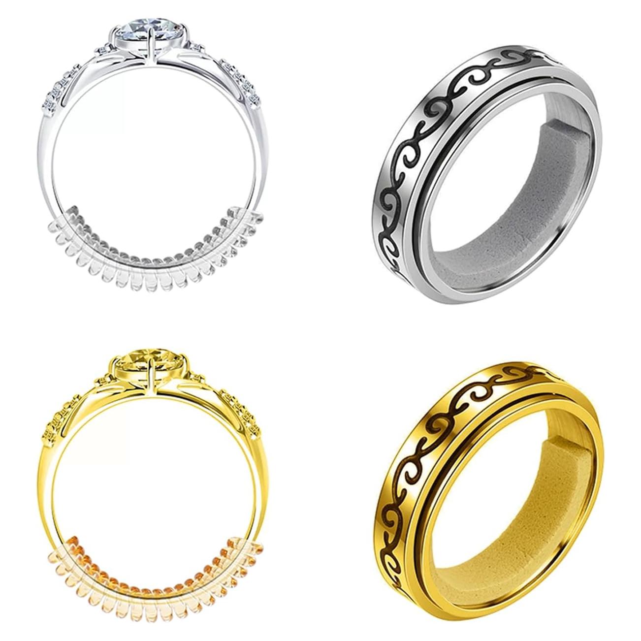 Ajustador de Tamaño de Anillo Invisible LGCLGY 46 Piezas