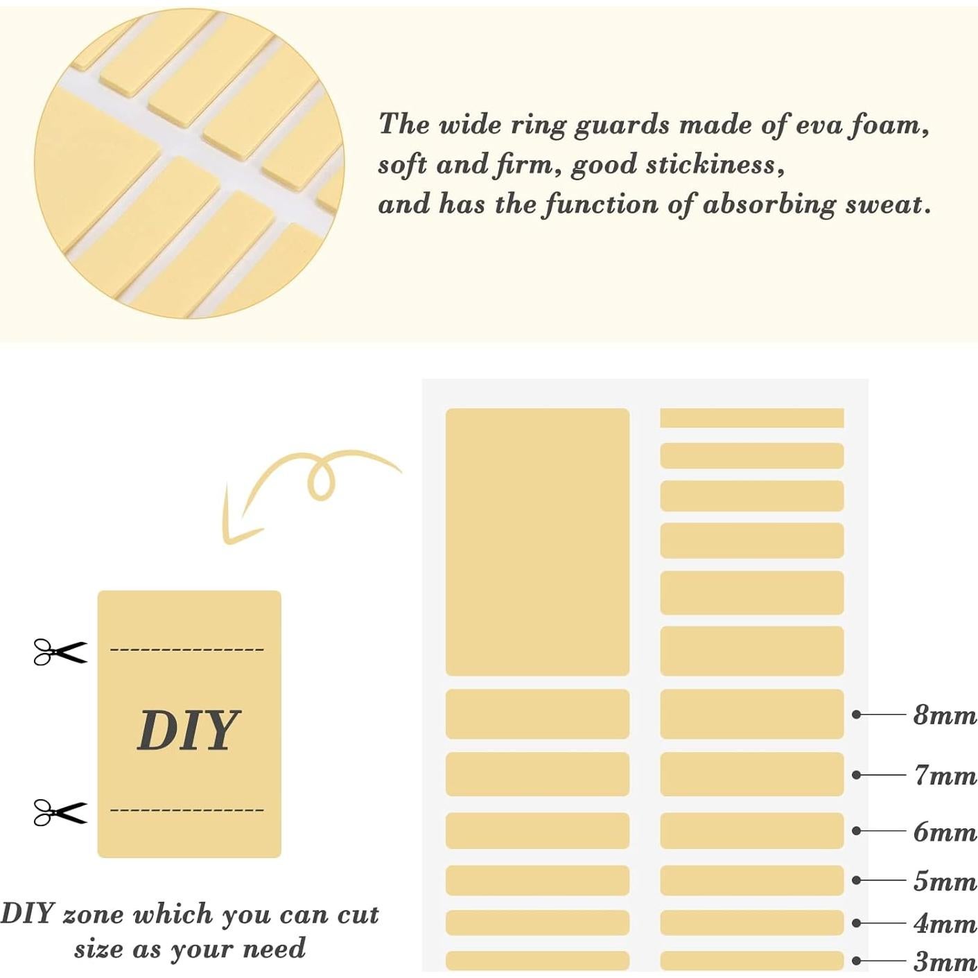 Ajustador de Tamaño de Anillo Invisible LGCLGY 46 Piezas