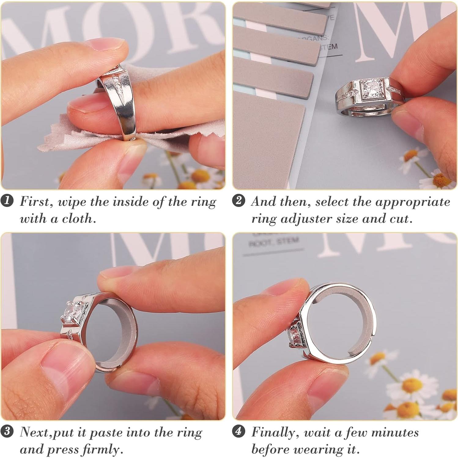 Ajustador de Tamaño de Anillo Invisible LGCLGY 46 Piezas