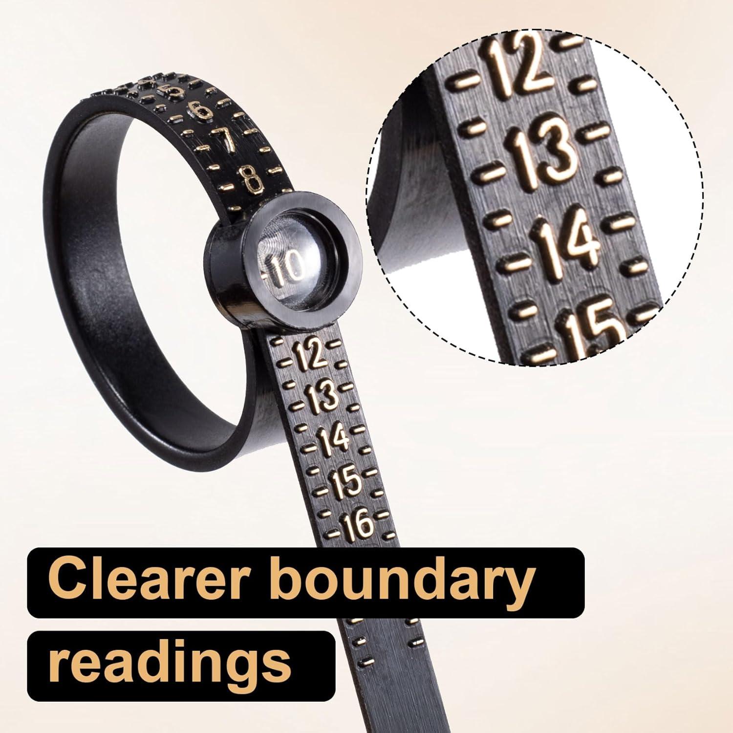 Medidores de Tamaño de Anillo BEIQIYA 2 Piezas Reutilizables