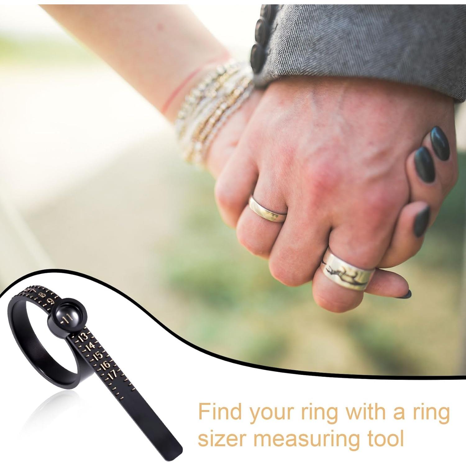Medidores de Tamaño de Anillo BEIQIYA 2 Piezas Reutilizables