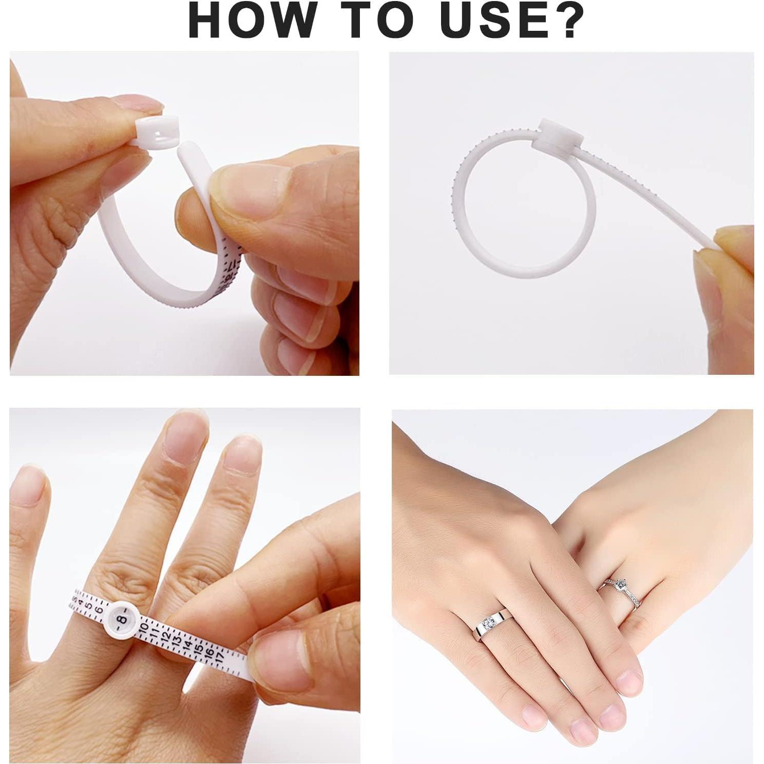 Calibrador de Tamaño de Anillo Reutilizable Labriciyon 1-17