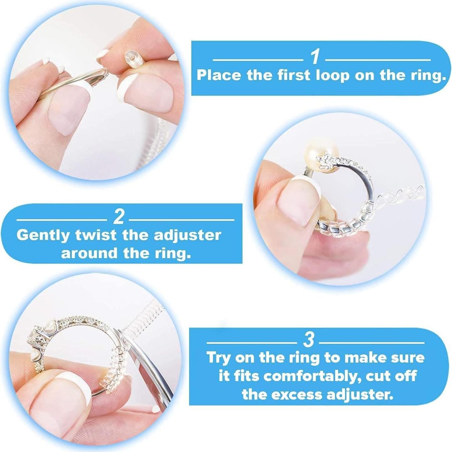 Ajustador de Tamaño de Anillo GUMIKE - 12 Paquetes Silicona