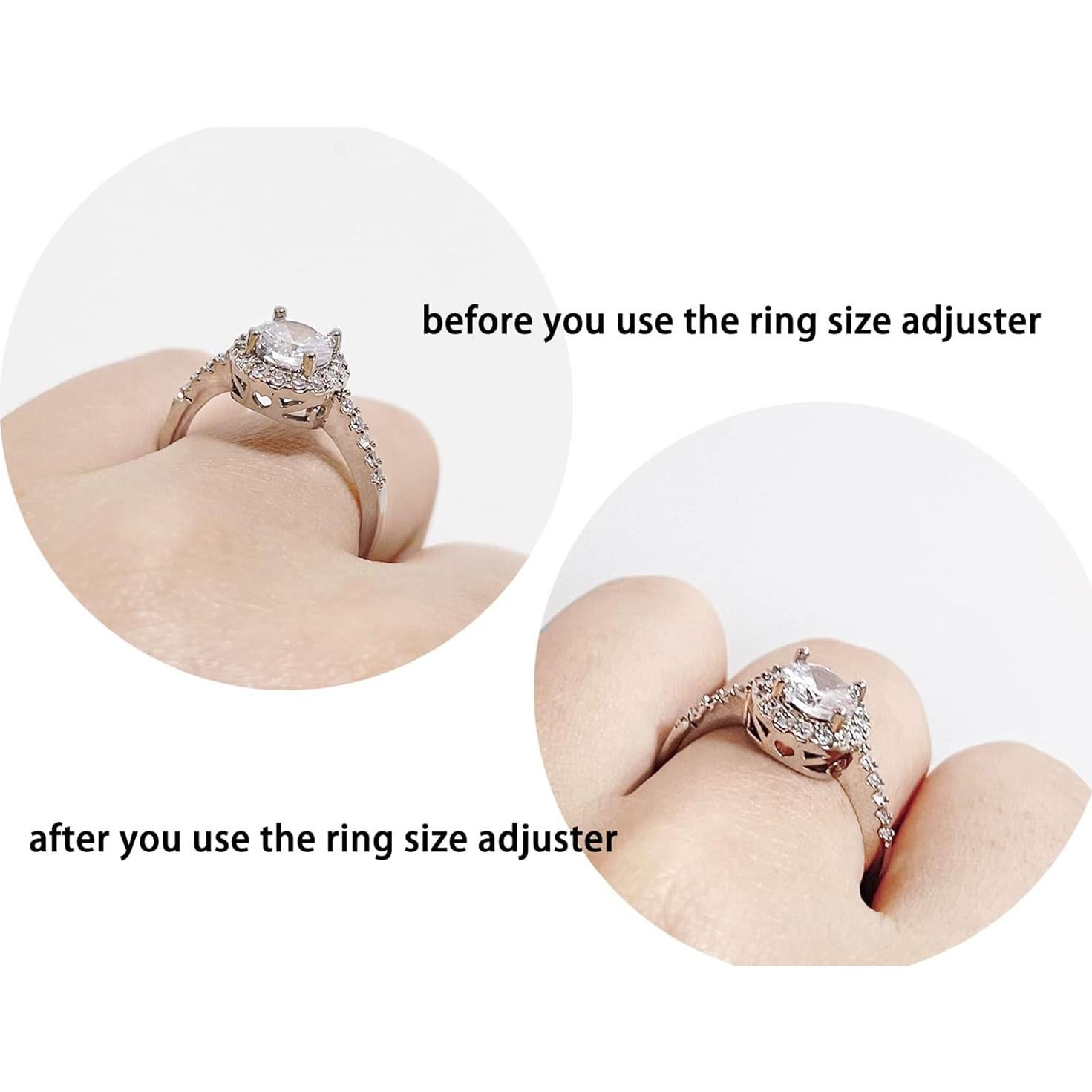 Ajustador de Tamaño de Anillo GUMIKE - 12 Paquetes Silicona