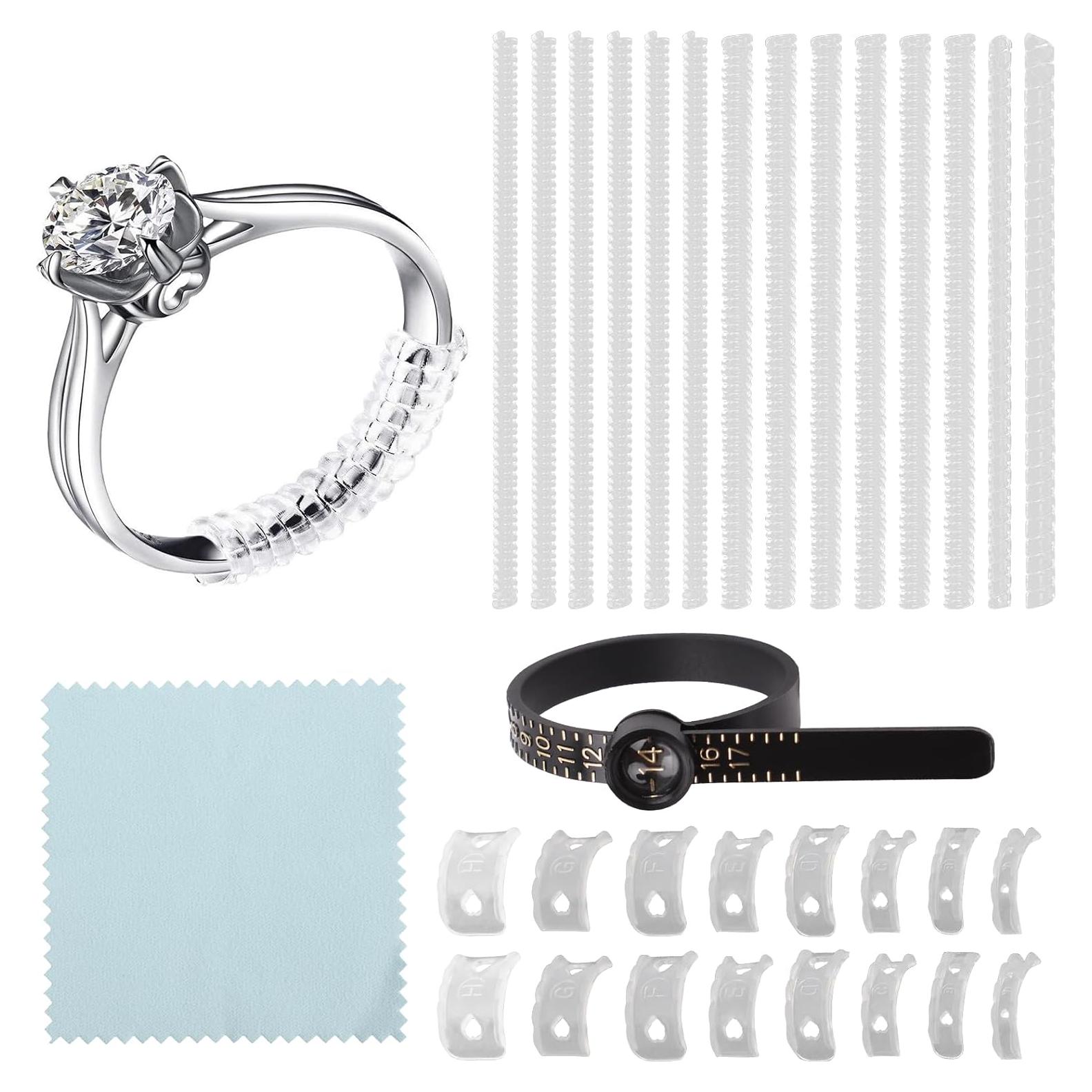 Paquete de 32 Ajustadores de Tamaño de Anillo LOGJAM - 12 Tamaños