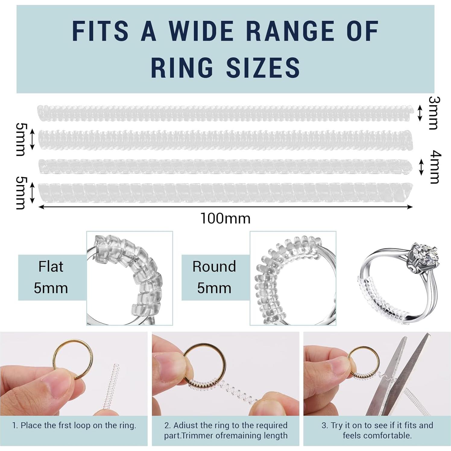 Paquete de 32 Ajustadores de Tamaño de Anillo LOGJAM - 12 Tamaños